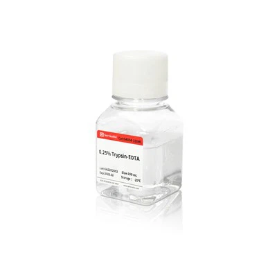 0.25 % tripsin-EDTA (topen v PBS)