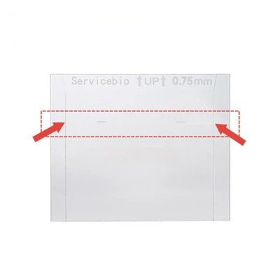 0.75 mm steklena plošča